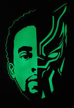 Load image into Gallery viewer, "WAKANDA FOREVER" WHITE HOODIE | FRONT + BACK + SLEEVE + HOOD (GOLD/GLOW IN THE DARK)