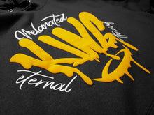 Load image into Gallery viewer, "MELANATED KING" HOODIE (BLACK/GOLD 3D PUFF/WHITE)