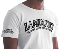 Load image into Gallery viewer, "I AM INFNT" TEE | FRONT + BACK + SLEEVE (WHITE/BLACK)