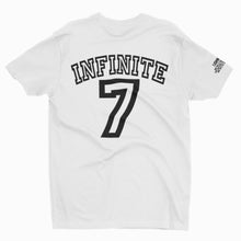 Load image into Gallery viewer, "I AM INFNT" TEE | FRONT + BACK + SLEEVE (WHITE/BLACK)