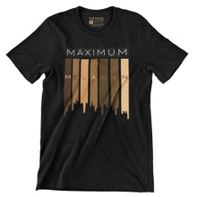Load image into Gallery viewer, "MAXIMUM MELANIN" TEE (BLACK/CHOCOLATE DRIPS)