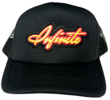 Load image into Gallery viewer, INFINITE BLAZE TRUCKER HAT (YELLOW/RED)