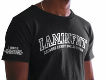 Load image into Gallery viewer, &quot;I AM INFNT&quot; TEE | FRONT + BACK + SLEEVE (BLACK/WHITE)
