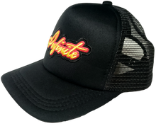 Load image into Gallery viewer, INFINITE BLAZE TRUCKER HAT (YELLOW/RED)
